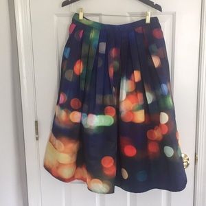 City lights party skirt